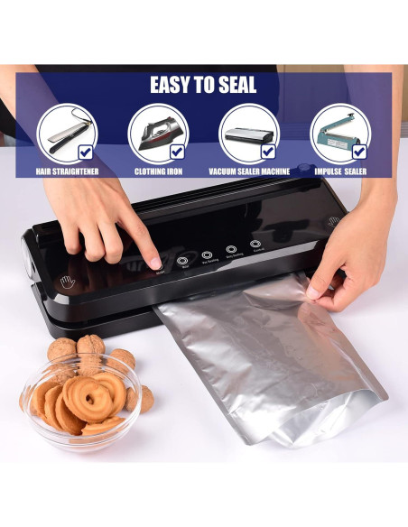 120 Bolsas Mylar Leboduo para Almacenamiento de Alimentos