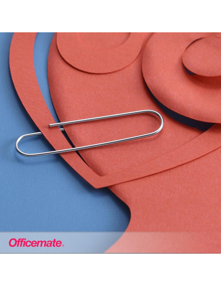 Ganchos de Papel Gigantes Officemate, Paquete de 1000 Ganchos