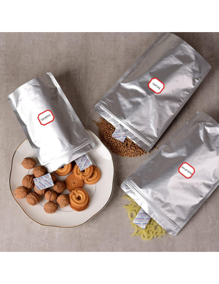 120 Bolsas Mylar Leboduo para Almacenamiento de Alimentos