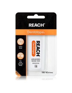 Hilo Dental Waxed REACH Dentotape 91.44 m Extra Ancho