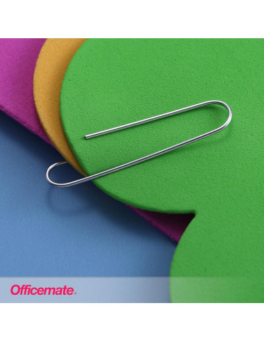 Ganchos de Papel Gigantes Officemate, Paquete de 1000 Ganchos