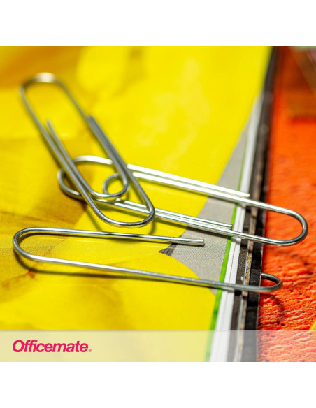 Ganchos de Papel Gigantes Officemate, Paquete de 1000 Ganchos