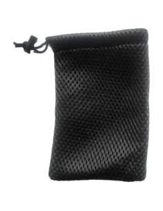 Bolsa de Cuerda de Malla de Nylon QLXHBOT 5Pcs 13x9cm Negra