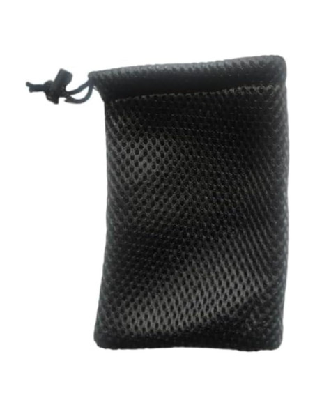 Bolsa de Cuerda de Malla de Nylon QLXHBOT 5Pcs 13x9cm Negra