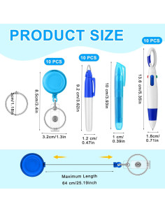 Conjunto de Bolígrafos para Enfermeras Fulmoon 150 Pcs 2