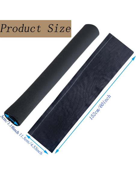 Manga Organizadora de Cables RddenIy 152.4 cm Nylon Negro 2Pcs