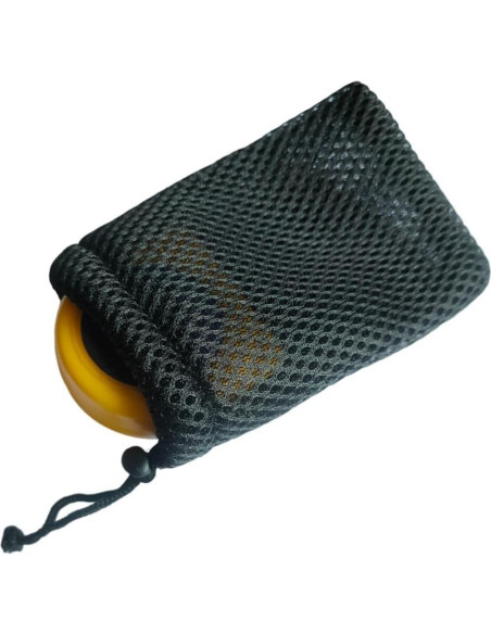 Bolsa de Cuerda de Malla de Nylon QLXHBOT 5Pcs 13x9cm Negra