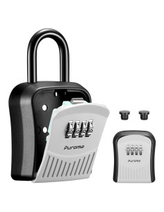 Caja de Seguridad para Llaves Puroma Gris, Código Mecánico 4 Dígitos