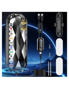 Antena de TV Digital YinSheepq7 2700 Millas Interior/Exterior