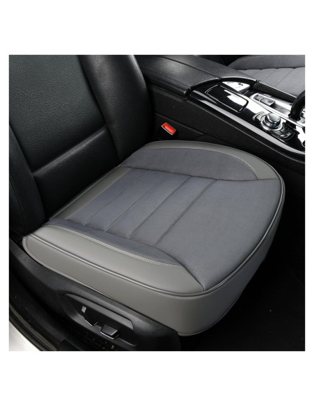 Cojín de Asiento de Coche KAYI 2 Pack Espuma de Memoria Gris