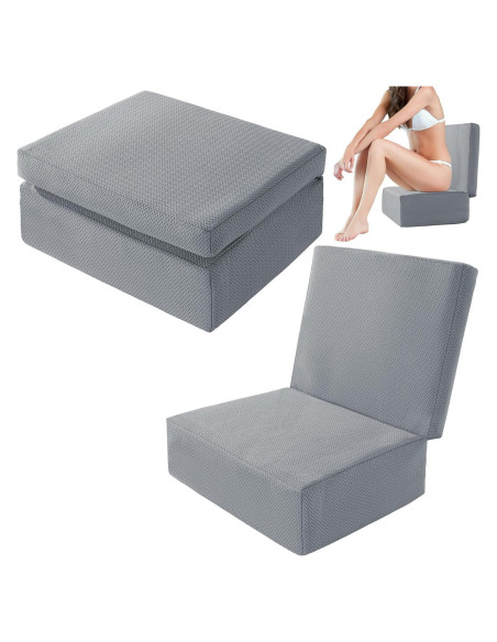 Asiento Elevador Plegable MABOZOO para Jacuzzi Gris