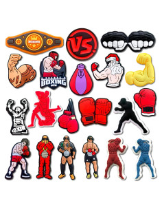 Encantos Deportivos para Zapatos Crocs - Set de 20 Piezas