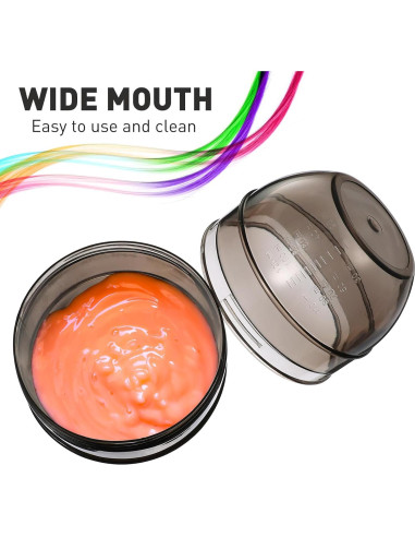 Tazón Mezclador de Tinte para Cabello SOLUSTRE 200ml Gris