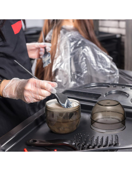 Tazón Mezclador de Tinte para Cabello SOLUSTRE 200ml Gris