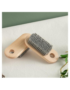 2 Cepillos de Madera ZWAY para Lavandería y Manchas Difíciles