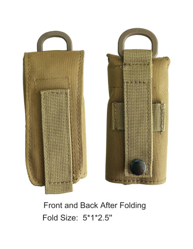 Bolsa de Agua Pouch Molle SHAPE YOU 500ml Plegable Negra