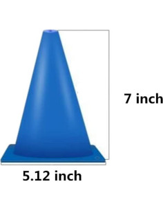 Conos de Agilidad Jilukibo 20 Piezas 17.78 cm Plástico 2