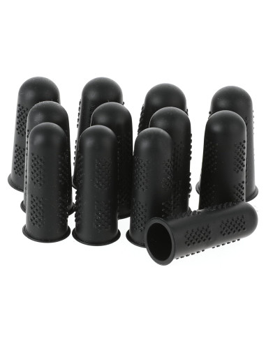 Protectores de Dedos de Silicona Styquenzer - 12 Piezas 3 Tamaños