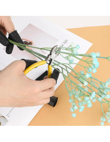 Protectores de Dedos de Silicona Styquenzer - 12 Piezas 3 Tamaños