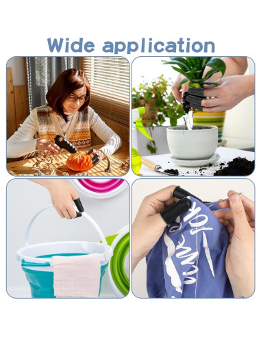 Protectores de Dedos de Silicona Styquenzer - 12 Piezas 3 Tamaños