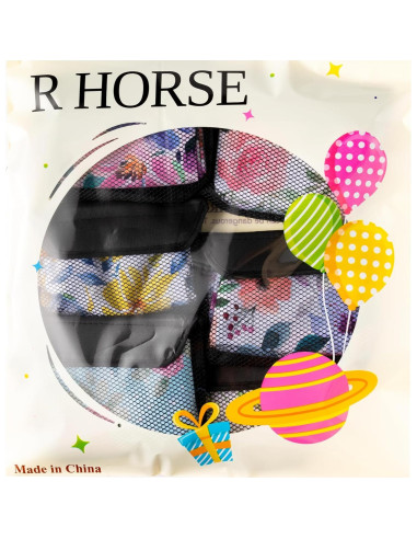 Toallas Enfriadoras R CABALLO Flores de Verano - 6 Piezas 102x30 cm