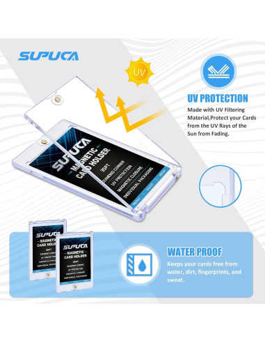 Soporte Magnético para Tarjetas 100 Unidades Supuca 35PT