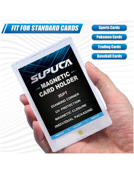 Soporte Magnético para Tarjetas 100 Unidades Supuca 35PT