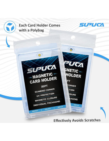 Soporte Magnético para Tarjetas 100 Unidades Supuca 35PT