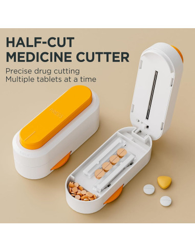 Cortador de Pastillas GAONLY Ajustable Naranja - Corte Preciso