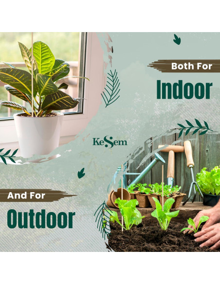 Estacas de Bambú para Jardín KESEM 100pcs 45.72cm Soporte Plantas