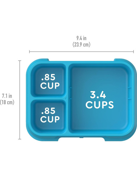 Bandeja de Repuesto Bentgo Pop Rojo Llama/Turquesa 5 Tazas