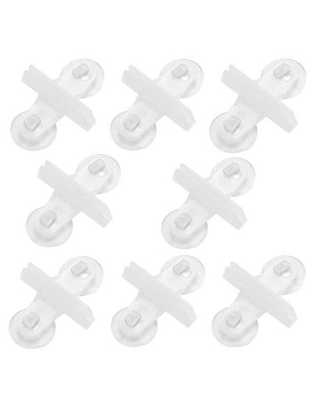 Separador de Acuario con Ventosa Bnafes 8 Piezas Transparente