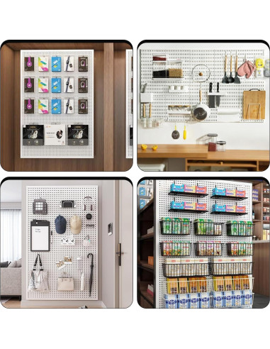 Bloques de Gancho para Tablero de Clavos AccEncyc 120 Pcs