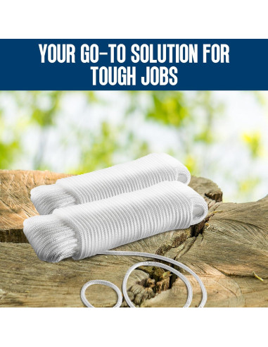 Cuerda de Nylon Trenzada MeasuPro 3/16" x 30.48m Multiusos