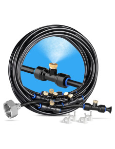 Sistema de Enfriamiento por Nebulización HOMENOTE 8M con 7 Boquillas