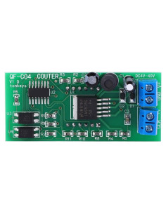 Módulo Contador Digital Garosa QF-C04 DC 4-40V 4 Dígitos