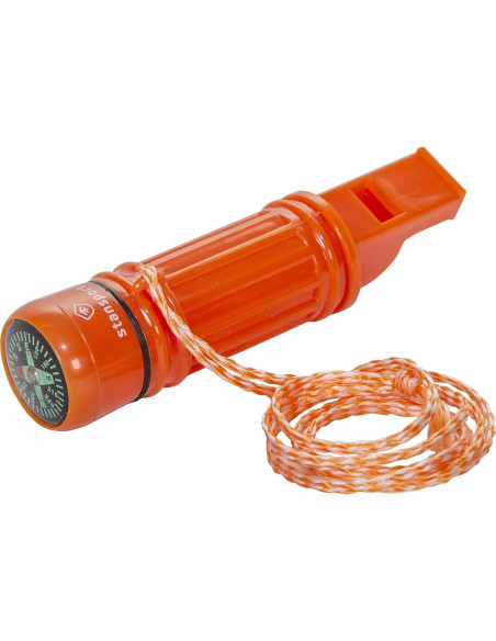 Silbato de Supervivencia 5 en 1 Stansport 622 - Rojo