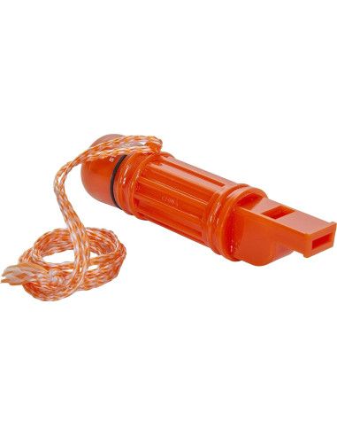 Silbato de Supervivencia 5 en 1 Stansport 622 - Rojo