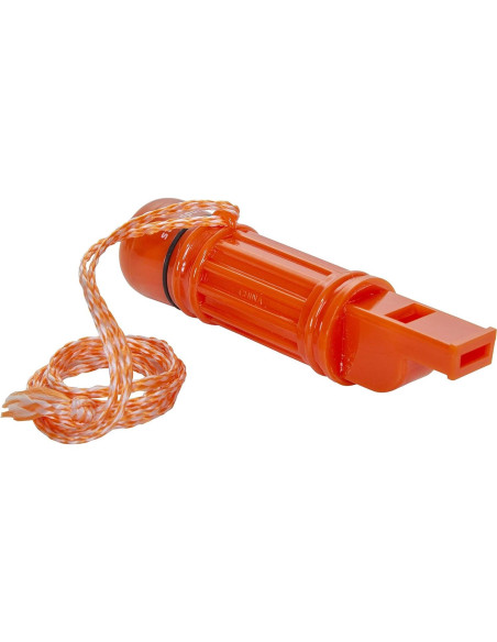 Silbato de Supervivencia 5 en 1 Stansport 622 - Rojo