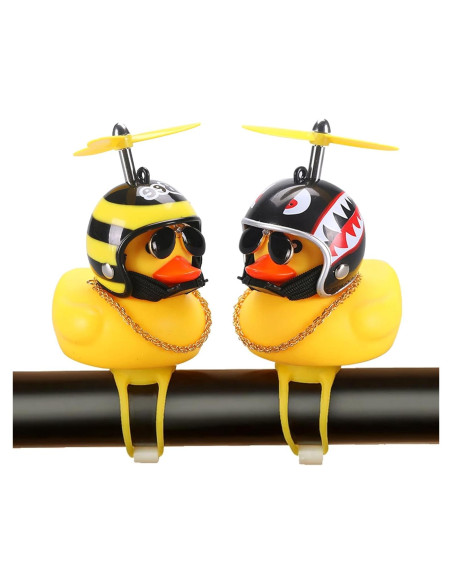 Adornos de Pato de Goma Hautllaif para Bicicleta y Auto