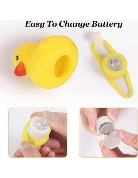 Adornos de Pato de Goma Hautllaif para Bicicleta y Auto