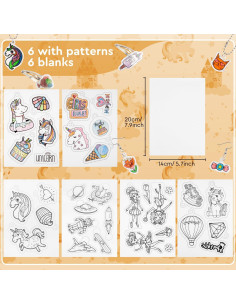 Kit de Manualidades SWAKER SRPKS - Llaveros Encogibles DIY 2