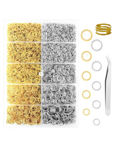 4800 Anillas de Salto Metálicas Naturahand para Joyería