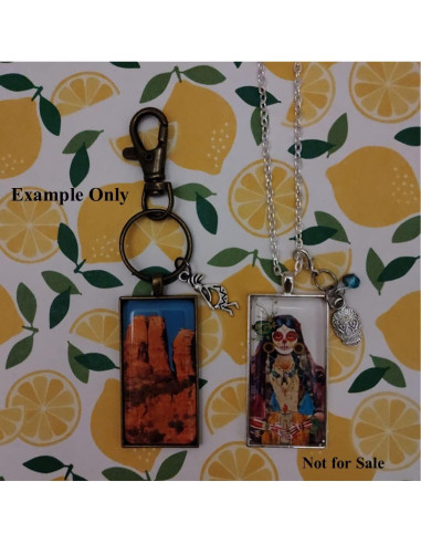 10 Bandejas Colgantes Bezel 25x50mm Cobre Antiguo DIY