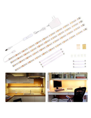 Kit de Iluminación Bajo Gabinete WOBANE 2m LED 1200lm 2700K