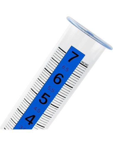 Cilindro de Pluviómetro de Reemplazo HZENGART 21cm 2pcs