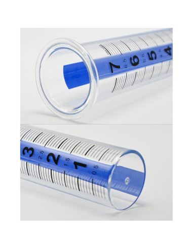 Cilindro de Pluviómetro de Reemplazo HZENGART 21cm 2pcs