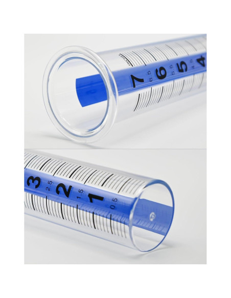 Cilindro de Pluviómetro de Reemplazo HZENGART 21cm 2pcs