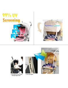 Cubierta para Cochecito Manito Essence - Protección Lluvia y Sol 2