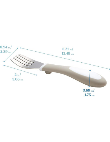 Tenedores para Niños ECR4Kids Mi Primer Compañero 3 Piezas